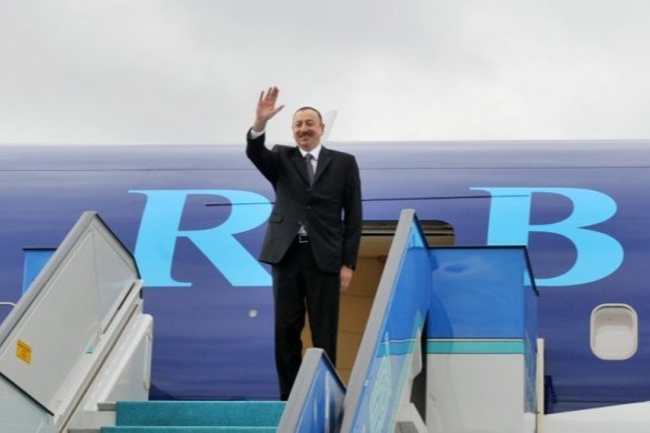 Azərbaycan Prezidenti İlham Əliyev Tacikistana səfərə gəlib