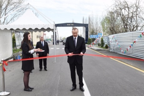 Prezident İlham Əliyev Bərdə rayonuna səfər edib, bir sıra açılışlar edib - VİDEO