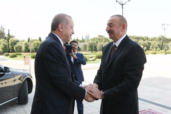Rəcəb Tayyib Ərdoğanın rəsmi qarşılanma mərasimi olub