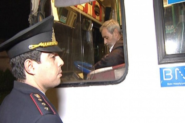 Avtobus sürücülərinə qarşı reyd: Ciddi nöqsanlar var - VİDEO
