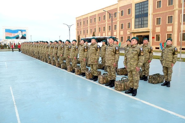 Əfqanıstandakı sülhməramlıların bir qrupu Azərbaycana qayıtdı