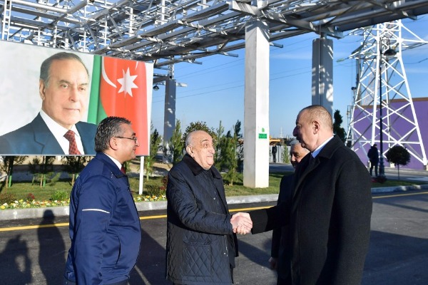 Prezident İlham Əliyev Sumqayıtda “SOCAR karbamid” zavodunun açılışında iştirak edib