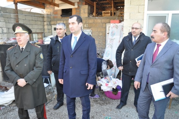 Nazir müavini zəlzələ zonasında
