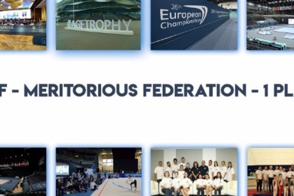 Azərbaycan Gimnastika Federasiyası “Mükafatlandırılan federasiyalar” siyahısında birinci olub