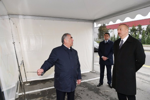 Prezident İlham Əliyev Mərdəkan-Qala avtomobil yolunun açılışında iştirak edib