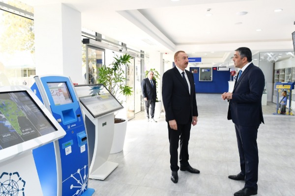 Ağdaşda “Şəbəkə” Xidmət Mərkəzi istifadəyə verilib