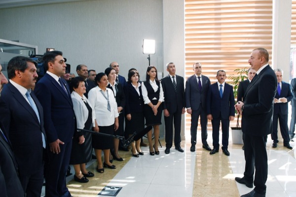 Ağdaş şəhərinin içməli su təchizatı və kanalizasiya sistemləri istismara verilib