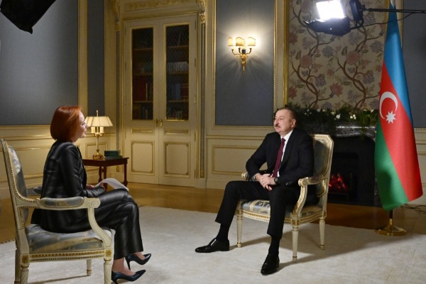 Prezident İlham Əliyev “Rossiya-24” televiziya kanalına müsahibə verib