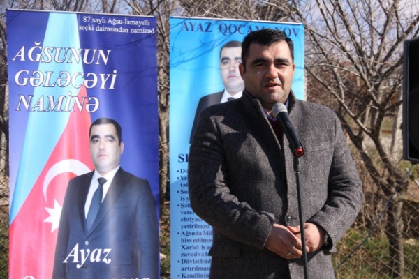 Ayaz Qocamanovun seçicilərlə inamlı görüşləri davam edir