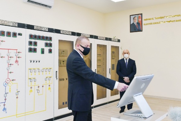 Prezident İlham Əliyev yenidən qurulan “Ağcabədi-2” elektrik yarımstansiyasının istifadəyə verilməsi mərasimində iştirak edib