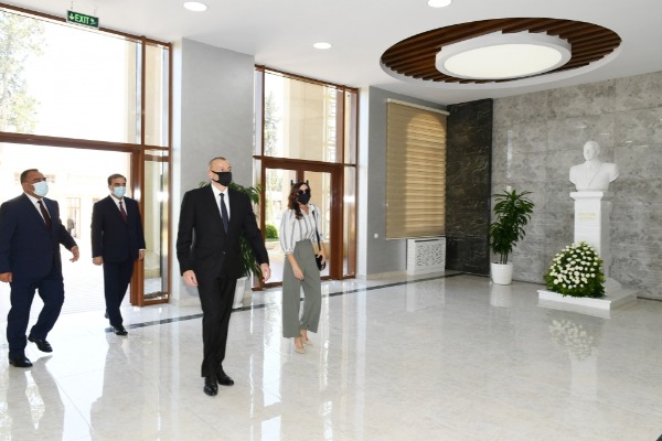 Prezident İlham Əliyev Azərbaycan Dövlət Aqrar Universitetinin yeni tədris korpusunun açılışında iştirak edib