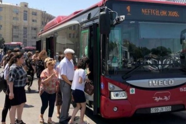 Bu tarixlərdə bütün ictimai nəqliyyatın hərəkəti dayanacaq