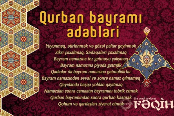 Azərbaycanda Qurban Bayramı münasibəti ilə         4 gün iş olmayacaq