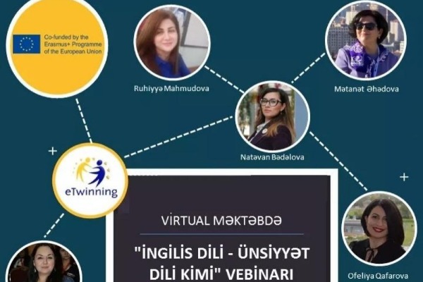 “Virtual məktəb”də “İngilis dili-ünsiyyət dili kimi” vebinarları davam edir