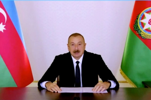 Prezident İlham Əliyev “COVID-19 dövrü və sonrakı dönəmdə Dayanıqlı İnkişaf Məqsədlərinin 2030-cu il Gündəliyinin maliyyələşdirilməsi” mövzusunda dövlət və hökumət başçılarının toplantısında videoformatda çıxış e