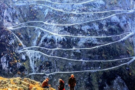 Rusların Türkiyədə inşa etdiyi dünyanın ən təhlükəli yolu -           FOTOLAR