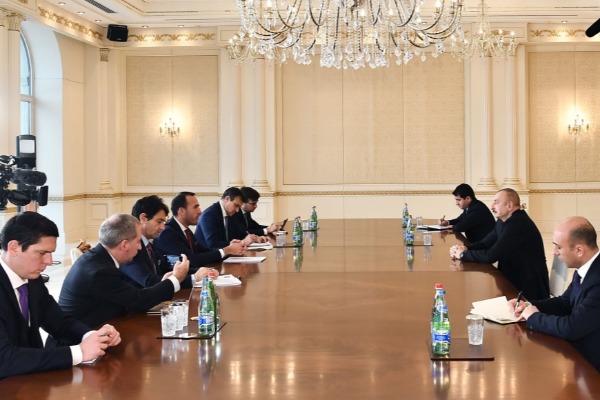 Prezident İlham Əliyev İtaliya Xarici İşlər və Beynəlxalq Əməkdaşlıq Nazirliyinin nümayəndə heyətini qəbul edib