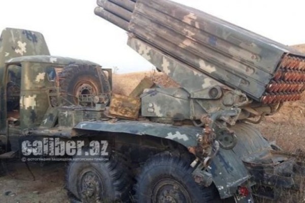 Ermənistan ordusu Azərbaycana iki ədəd BM-21 “Qrad” “hədiyyə” etdi