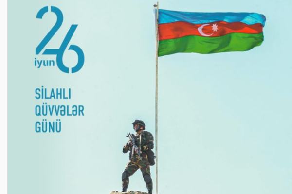 Mehriban Əliyeva Silahlı Qüvvələr Günü münasibətilə paylaşım edib