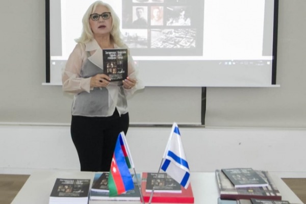 İsraildə azərbaycanlı alimin kitabının rus dilində təqdimatı olub