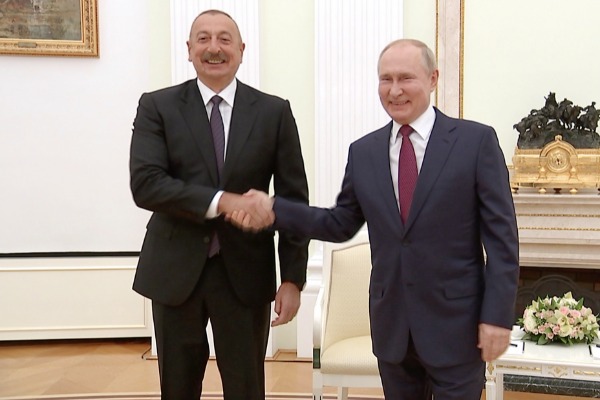 Azərbaycan Prezidenti İlham Əliyevin Rusiyaya işgüzar səfəri                  Moskvada Azərbaycan və Rusiya prezidentlərinin görüşü olub