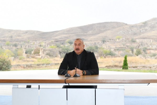 Prezident İlham Əliyev Cəbrayıl rayonunda səfərdə olub