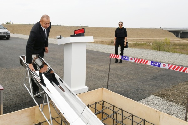Azərbaycan Respublikasının Prezidenti İlham Əliyev və birinci xanım Mehriban Əliyeva oktyabrın 17-də Füzuli rayonunda səfərdə olublar