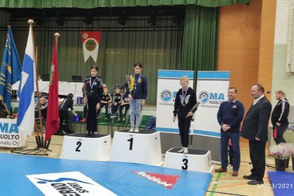 Azərbaycanlı qız güləşçi Finlandiya çempionu oldu