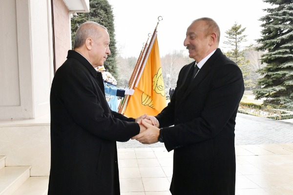 Ankarada Azərbaycan Prezidenti İlham Əliyev Türkiyə Prezidenti Rəcəb Tayyib Ərdoğanla görüşüb