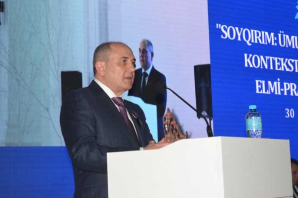 Tahir Budaqov:  Erməni cinayətlərinin beynəlxalq aləmdə ifşa olunması dövlətimizin siyasətinin prioritet istiqamətlərindəndir