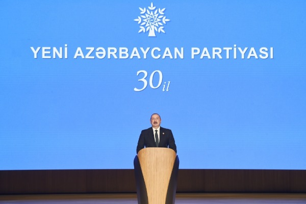 Yeni Azərbaycan Partiyasının yaradılmasının 30 illiyi münasibətilə tədbir keçirilib
