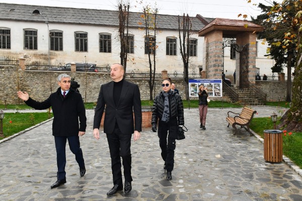 Şəki Xan məscidi kompleksi Heydər Əliyev Fondu tərəfindən bərpa olunub