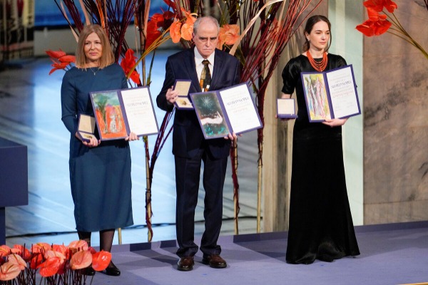 2022-ci il üçün Nobel Sülh Mükafatı Osloda təqdim olunub