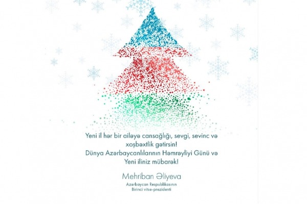 Birinci vitse-prezident Mehriban Əliyeva Dünya Azərbaycanlılarının Həmrəyliyi Günü ilə əlaqədar paylaşım edib
