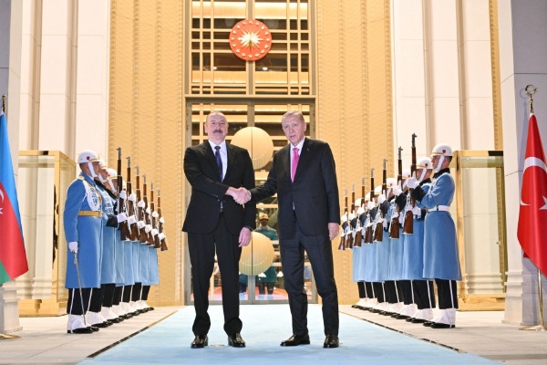 Azərbaycan Prezidenti İlham Əliyevin Türkiyə Prezidenti Rəcəb Tayyib Ərdoğan ilə görüşü olub