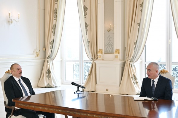 Prezident İlham Əliyev Məsim Məmmədovu Prezidentin Laçın rayonunda xüsusi nümayəndəsi təyin olunması ilə əlaqədar qəbul edib