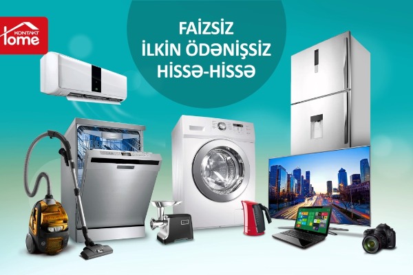Kontakt Home-da Telefon, Məişət texnikası, Mebel ilkin ödənişsiz və faizsiz.